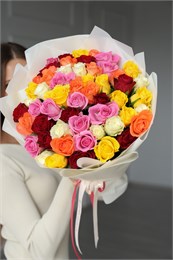 Розы Кения МИКС 40см в упаковке (51шт) 08090803