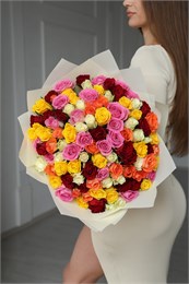Розы Кения МИКС 40см в упаковке (101шт) 08090705