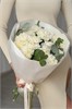 Облако из белых диантусов с эвкалиптом (15шт) 4600897898 в Твери