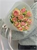 Розовые розы Кения 40см в пленке (11шт) 504 в Твери