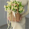 Белая альстромерия в сумочке (9 шт) 785457458 в Твери